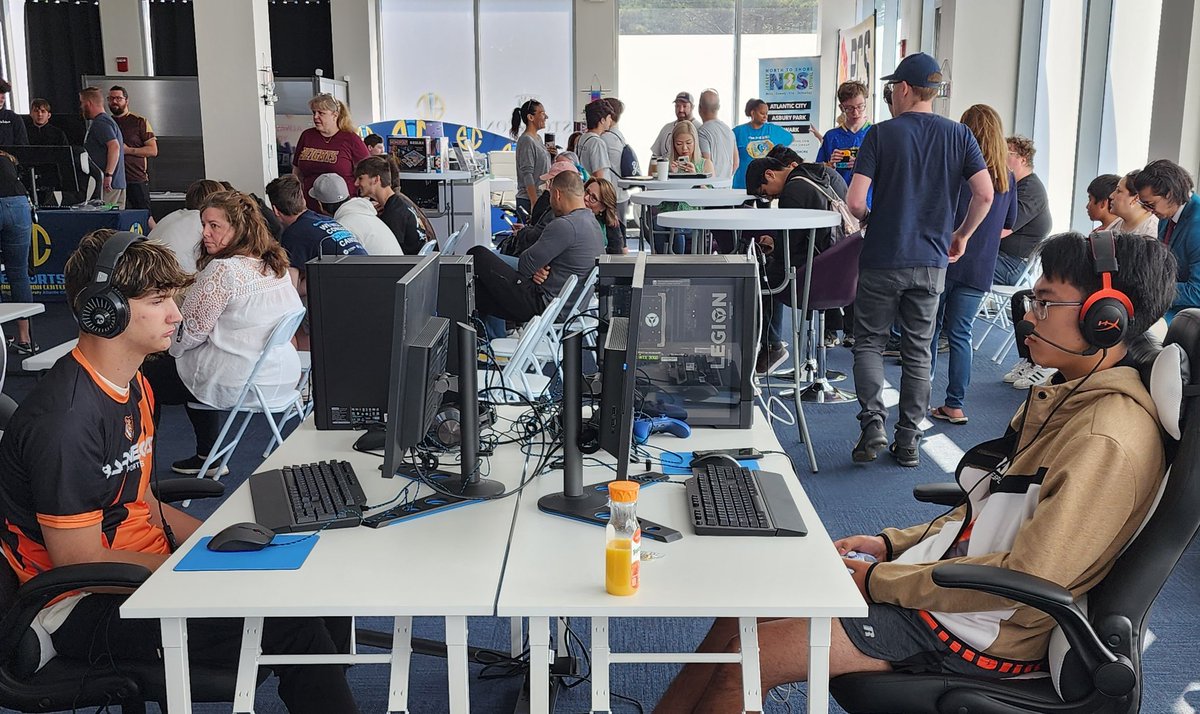 Wish us luck at the North to Shore esports tournament. Varsity Rocket League is here representing BHS Esports! Stop by the Stockton Esports Innovation Center in AC if you are in the area. <a href="/bengalpride67/">John Germano</a> <a href="/Barnegat_Magee/">Mr. Magee</a> <a href="/BarnegatSchools/">Dr. Brian Latwis</a>