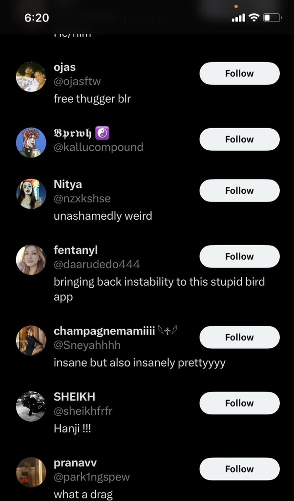 @palaknotpaneer she’s going around liking comments of people abusing @_simmm__ ‘s mom & using words like r@ndi, just know that before you defend this hypocrite who pretends to be a feminist but sl*t shames & body shames people.
