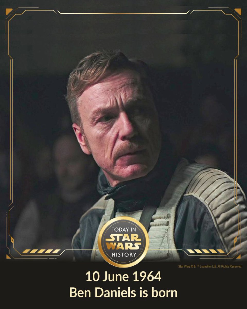 10 juin 1964 #TodayinStarWarsHistory 'Cette information ne vient pas du Haut Commandement. Elle vient directement de moi.' #AntocMerrick #RogueOne #BenDaniels