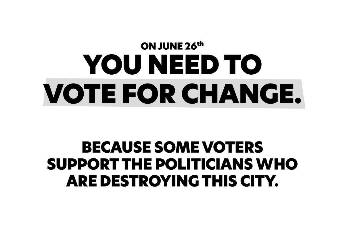 BailaoBrokeIt's tweet photo. Advanced polls are open, besties! This election is *critical* to creating a city in which EVERYONE can thrive. A city that doesn’t cater to only the rich, most powerful dwellers. It doesn’t have to be that way!!! VOTE! https://t.co/jJgQfISzxl