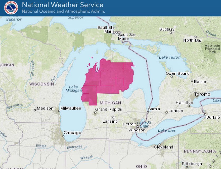 Todays Red Flags: Michigan
#wildfire #weather #miwx #mifire