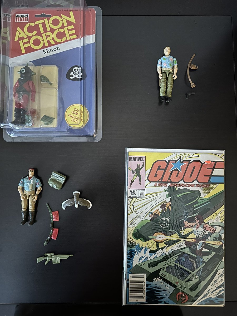 #JoeFest Day 1 swag! Filling some gaps in the collection.

#GIJoe #YoJoe #ARAH #80s #80sToys #ActionFigures #Collectibles #GIJoeCollector #GIJoePhotography #JoeNation #ToyPhotography #VintageToys