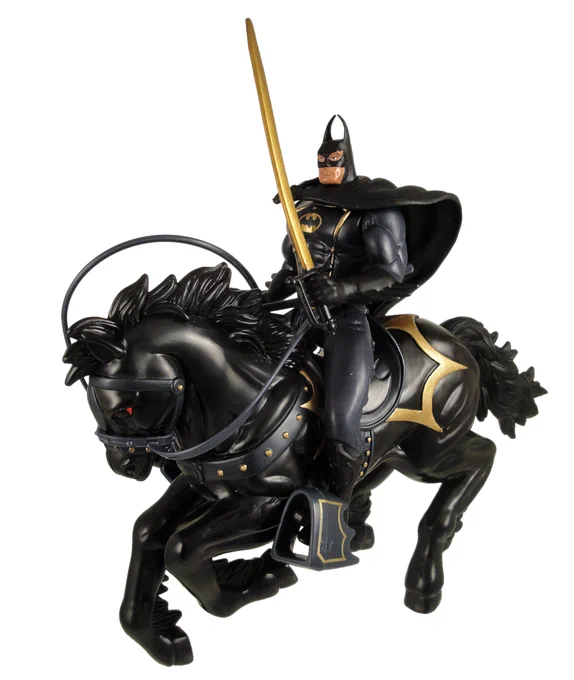 >RT 昔、トイザらスでこのケナーのフィギュア見つけたとき『The Blue , the Grey,and the Bat』の馬や!と興奮しました