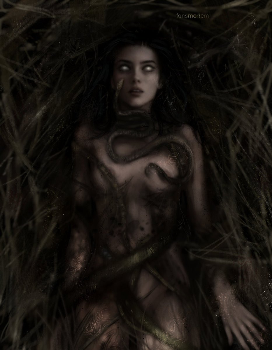 𝖘𝖊𝖗𝖕𝖊𝖓𝖙𝖘 my oc🌘 #darkart #originalcharacter #witch