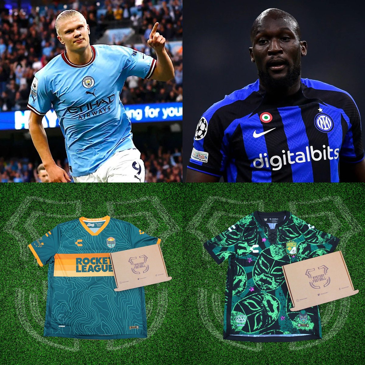 If Erling Haaland or Romelu Lukaku score tonight, we will give away a Mystery Football shirt to one lucky follower! 🔵⚪️👊

To enter:
1️⃣ RT this tweet
Follow us 🤝

Good luck! 🤞