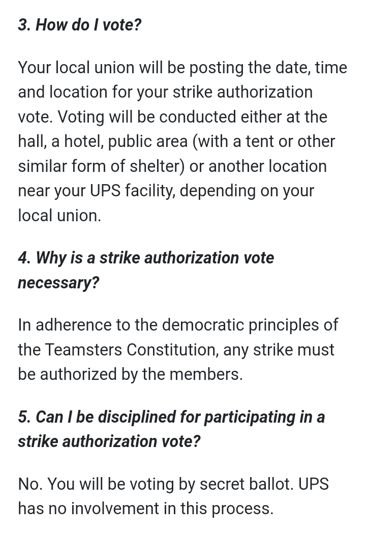 BrJoeBalkis's tweet photo. 6/7/23 #upsNegotiationsUpdate
#2023TeamstersupsContractCampaign
#TeamstersMembers should vote unanimously to authorize a #strike
It doesnt mean we will strike, but the hope is it will pressure not only #upsManagement but #TeamstersOfficers also to #negotiate a better #upsContract https://t.co/e8ufoCFR8U