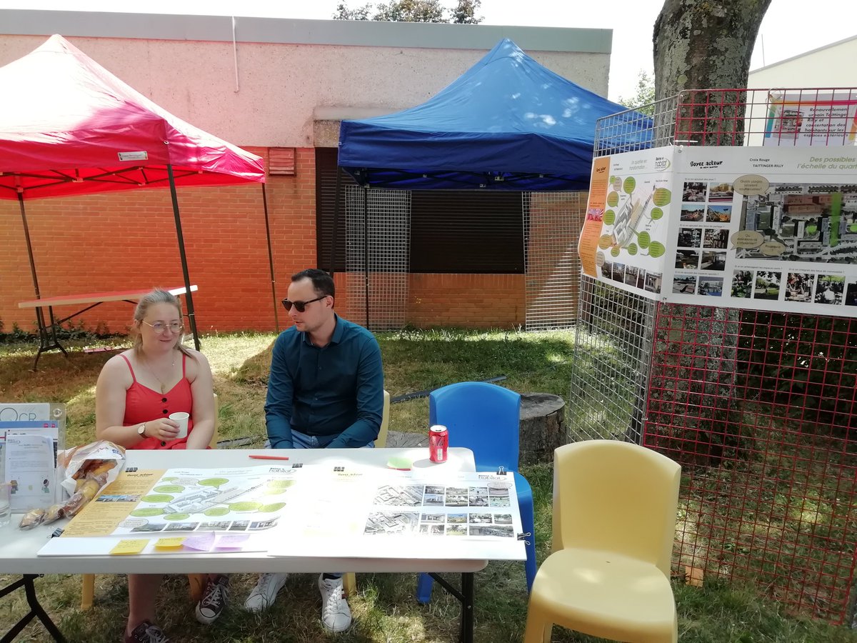 Reimshabitat's tweet photo. Après un moment de concertation, ce matin, sur le secteur Rilly-la-Montagne/Taittinger de Croix-Rouge Université #Reims, retrouvez, jusque 17h, les équipes de #Reimshabitat à la Fête des Habitants de la Maison de Quartier  pour échanger sur le Renouvellement Urbain du quartier! https://t.co/Sczi01F9xU