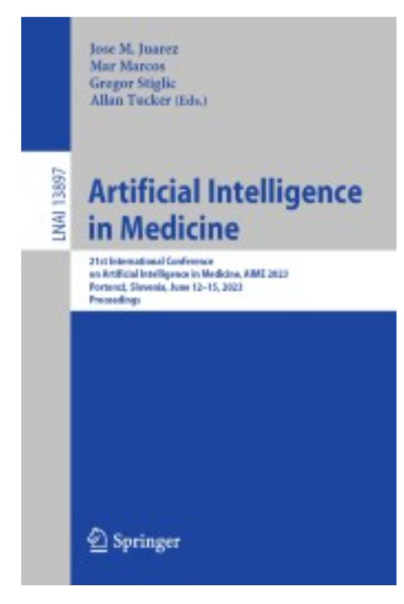 AIMEconference's tweet photo. Less than two days left to start #AIME2023 
The proceedings are now freely available at the conference website!!

Looking forward to meeting all you soon!!

#ArtificialIntelligence
#MedicalAI #AI #medicine https://t.co/4sYPl6YGxX