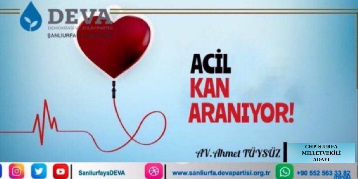 AvAhmetTuysuz's tweet photo. Ş.Urfa 500 Yataklı Devlet Hastanesinde yatmakta olan bir hasta için B Rh(+) kana ihtiyaç vardır. Kan vermek isteyenlerin 0542 7699745 Ali Şenbahar ile irtibat kurmaları önemle duyurulur. Bu vesileyle tüm hastalarımıza acil şifalar diliyoruz. https://t.co/4z86HxF3W1