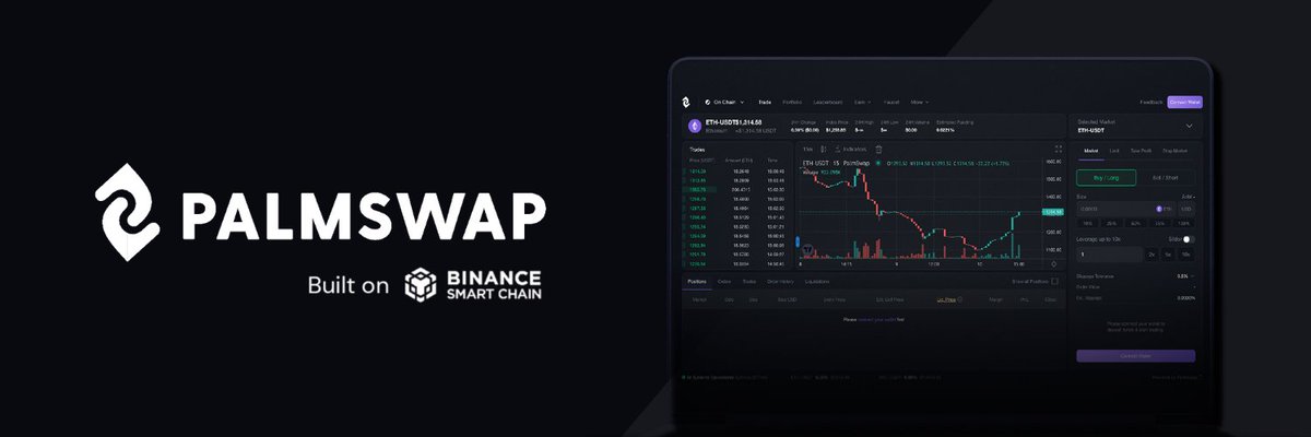 So @Palmswaporg is launching their Palm Liquidity Provider token event ($500k airdrop)

- Perp #DEX offers ability to trade Crypto, Forex + Stocks 
- $PLP Stakers get 60% of trading fees

palmswap.org/event for early access. Early access can begin minting $PLP on June 27