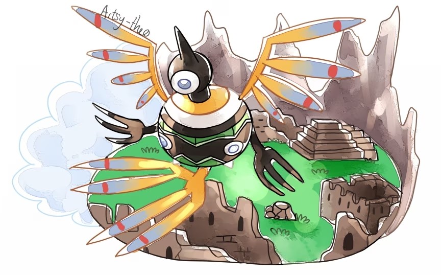 PokemonDailys's tweet photo. Today's daily Pokemon is Sigilyph!

Artwork by Artsy Theo https://t.co/klXGG3kLE0