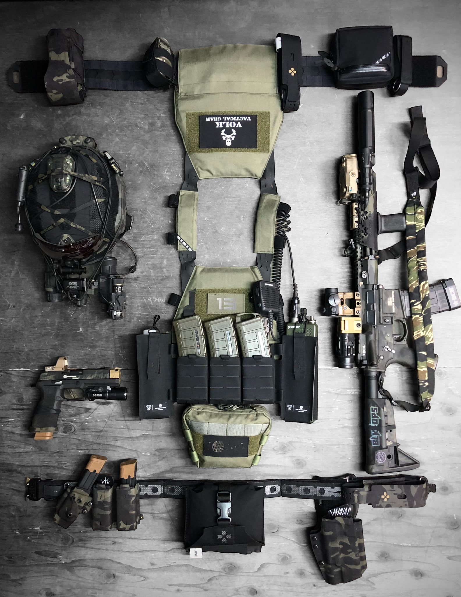 volk tactical gear ボルクタクティカルギア プレートキャリア - 個人装備