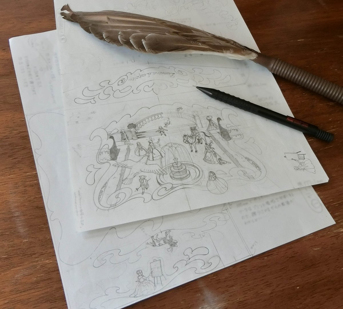emma_coloring's tweet photo. Work in progress✨
制作過程✨
#selfmadesticker #craftwork #大人の工作 #コンビニシール印刷 #フランス語 #おひめさまのイラスト #princessillustration #RobealaFrancaise #ローブアラフランセーズ #ロココ #ROCOCO #CANARY #OLFAアートナイフ #庭園 #バラ園 #garden #rosegarden #french https://t.co/wfdWfxwZOl