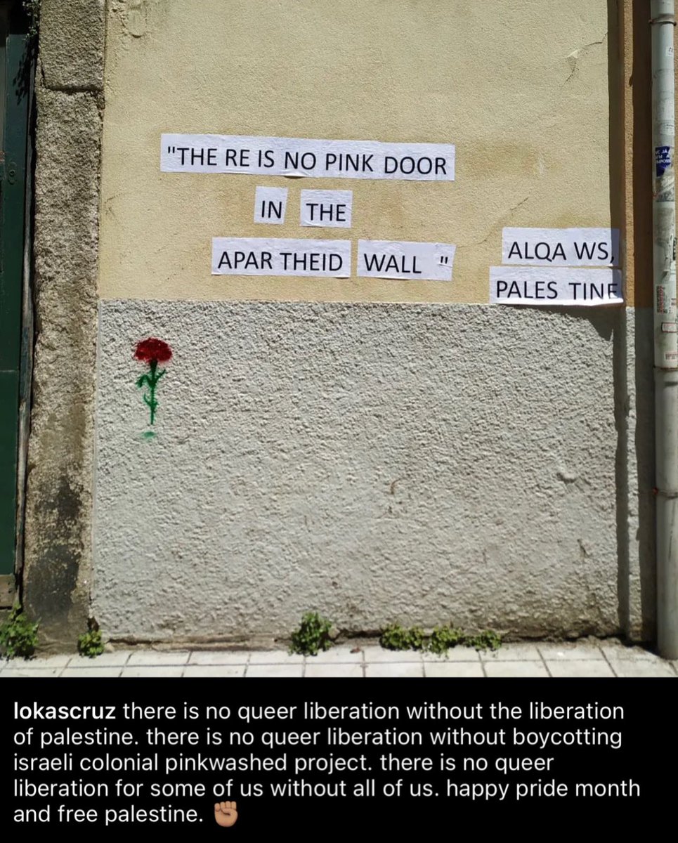 #PrideMonth is a fun, colorful month in Europe and the US.  For the Palestinian LGBTQ+ community on the other hand, it is a month-long fight against Israel's #PinkWashing and feelings of alienation where ever they look.