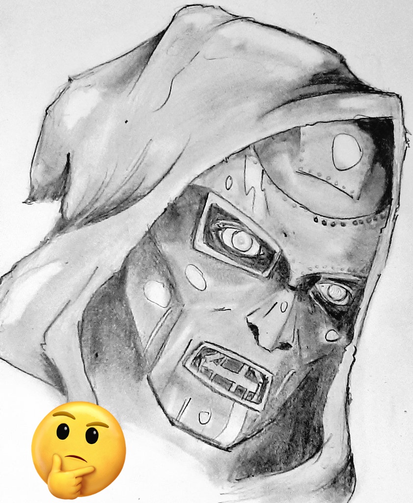 _adeadguy_'s tweet image. Been breaking out the pencils and paper and getting back into drawing again, its been a long time...out of practice fo sho.
(It IS true, if you don't use it, you do in fact lose it) #drdoom #Marvel @elonmudd