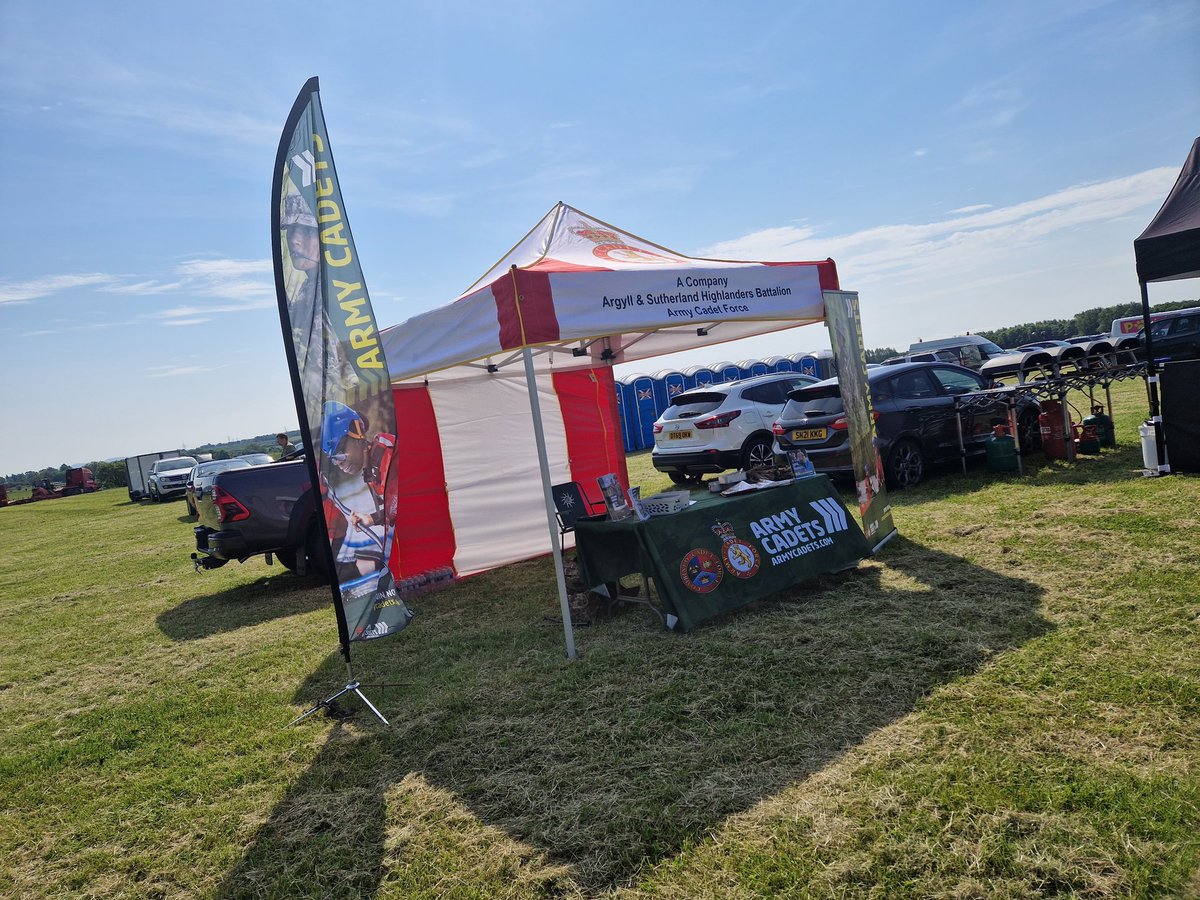 AandSH_ACF's tweet photo. The Argyll Pipes and Drums and @bwacf_band @BWACF all set up for the Stirling Agricultural Show.
Why not drop over for a fantastic day of events @WhatOnStirling @Stirling_News @alloatiser https://t.co/LU38X8lhNg