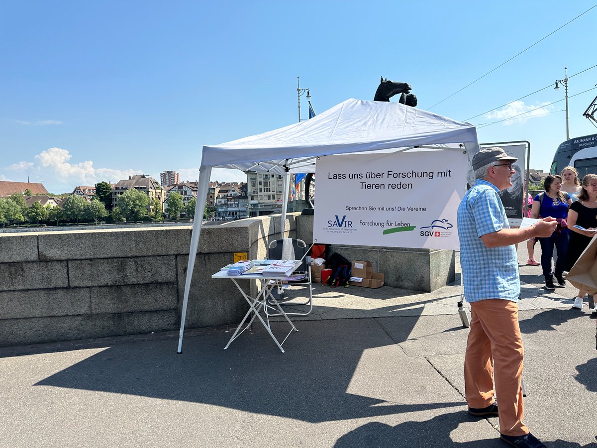 Basel ist auch startklar - wir erwarten Euch an der Amazone Statue Schifflände 😊