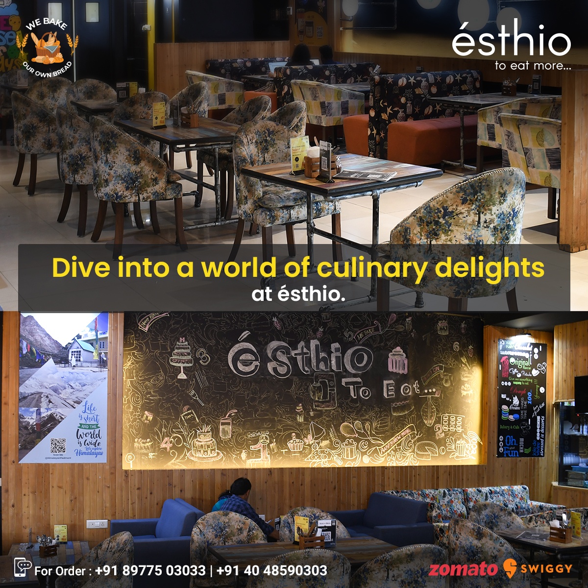 esthio17's tweet photo. Dive into a world of culinary delights at ésthio. 
Every bite is a journey worth taking.😋😍

For Orders ♥️
📞: +914048590303 | 089775 03033
Visit us: https://t.co/DIiZ6OlVp5

#ésthio #culinarydelights #foodieheaven #foodgasm #foodie #delicious #foodlovers #hyderabadfoodie https://t.co/tErgK7nSJb
