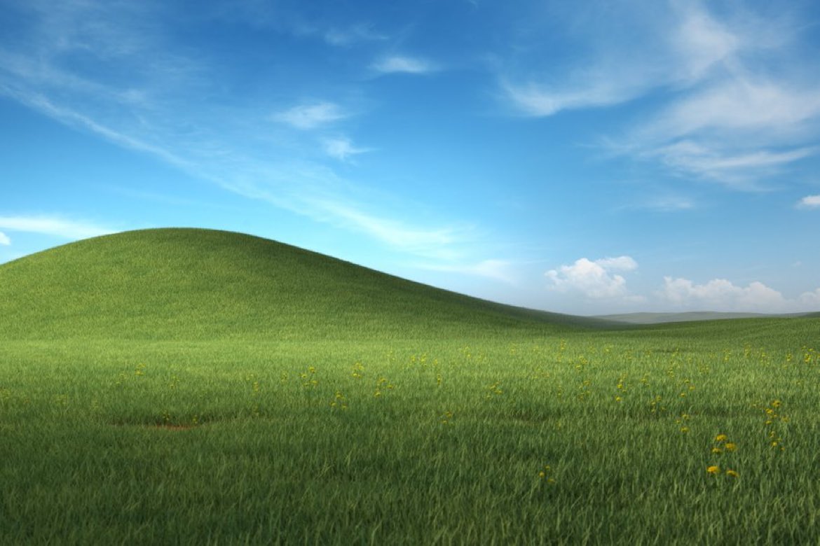 Microsoft tasarım ekibi, ‘efsanevi’ Windows XP duvar kağıdının güncellenmiş 4K versiyonunu paylaştı.