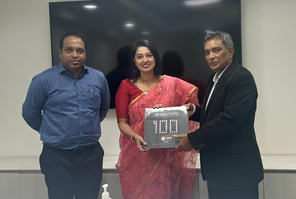 FTCCI CEO Ms. Khyati Naravane and Joint Director Mr. Varun Bandi met Mr. Rambabu, Chief Sustainability Officer, Greenko Group, today at Greenko office, Madhapur and discussed about the partnership opportunities for FTCCI's upcoming expo IITEX.