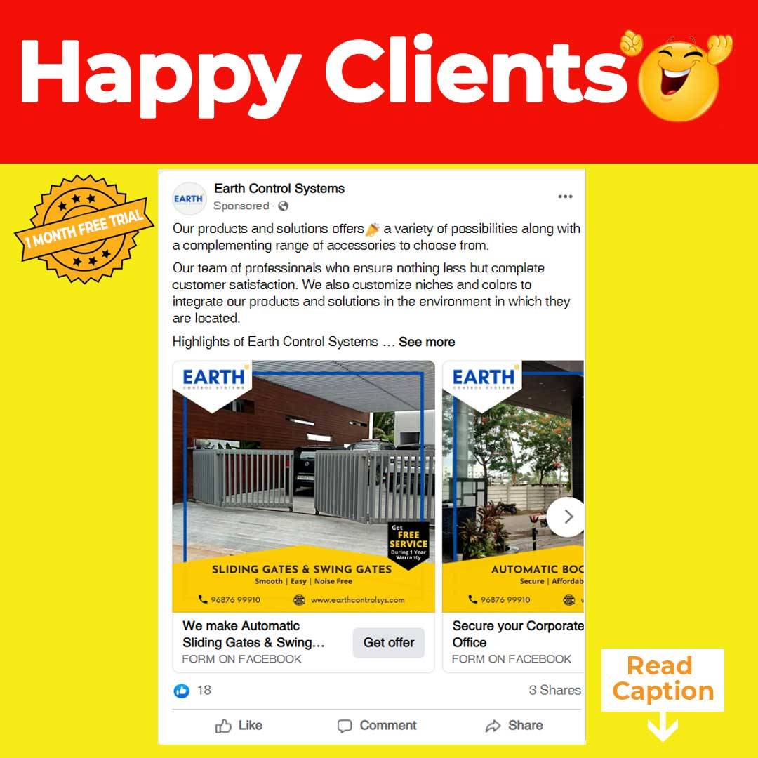 We are very proud and happy 😁 to have worked with Earth Control Systems 💕 for their Marketing with creative methods that has assured them global reach 

#OurMakeWebMedia #Mumbai #Pune #Bangalore #Delhi #Kolkata #Ahmedabad #Surat #Hyderabad #Maharashtra