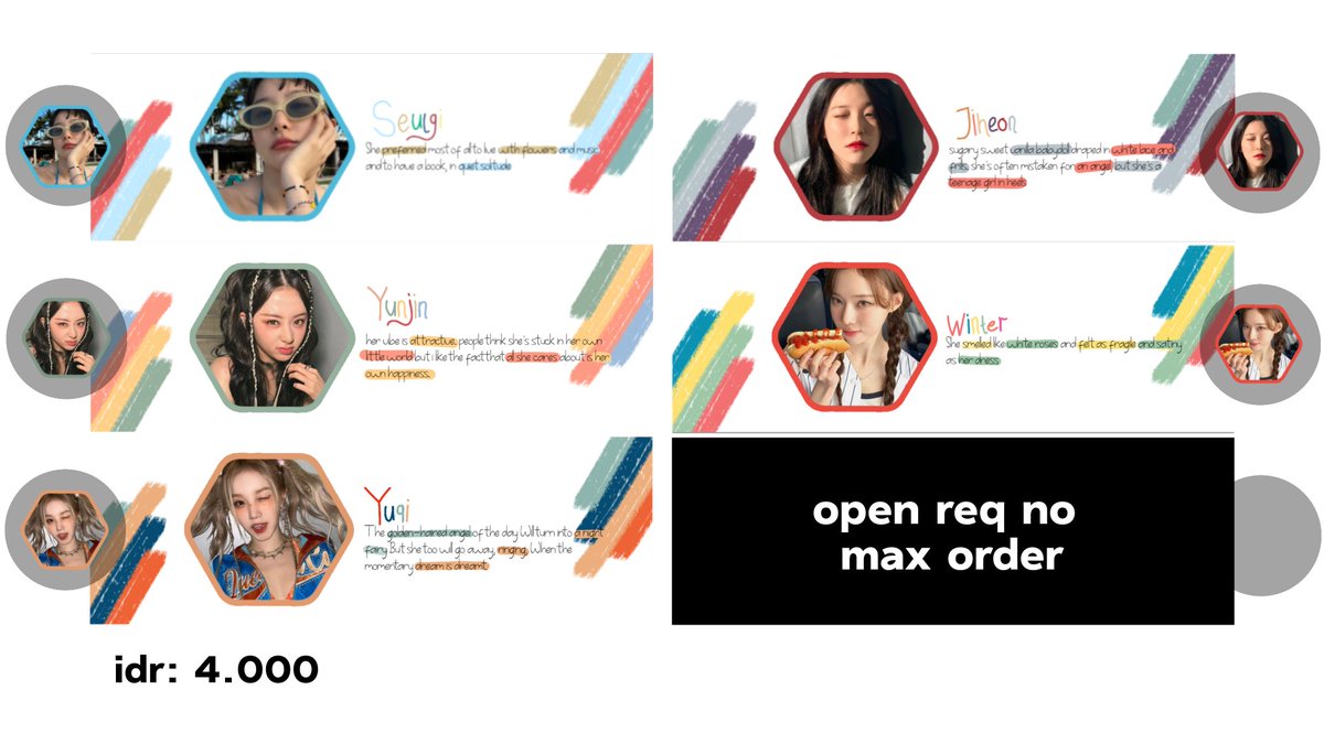 a retweet would be appreciated!

hello fellas! aku bawa layout ready stock gg yang bisa di take sekarang juga! price nya 4.000/each sudah dapat ava png. yuk jajan!

#zonauang #zonajajan #zonaba