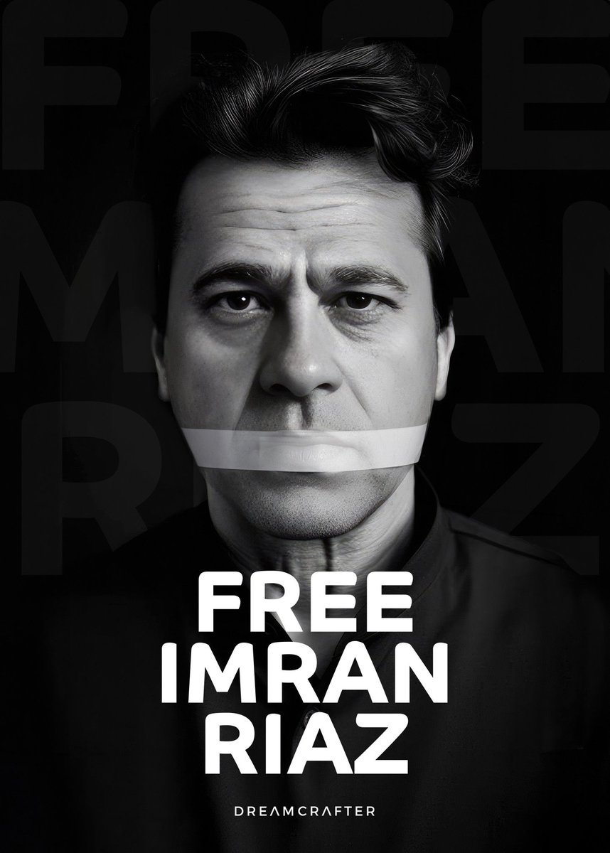 Bint__E__Ismail's tweet photo. Release Imran riaz Khan... we need Justice for @ImranRiazKhan 
Please wake up @OfficialDPRPP @OfficialDGISPR 
Save journalism save PAKISTAN🙌#ImranRiaz https://t.co/lpCUp832KG