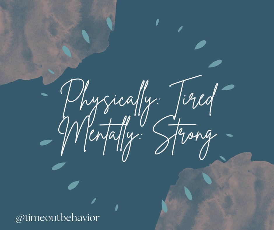 timeoutbehavior's tweet image. What keeps you mentally strong when you are physically tired?  Positive self-talk and visualization go a long way.  Contact us to learn more. Now accepting summer clients.
#parentcoaching #timeoutbehavior #gethelpnow