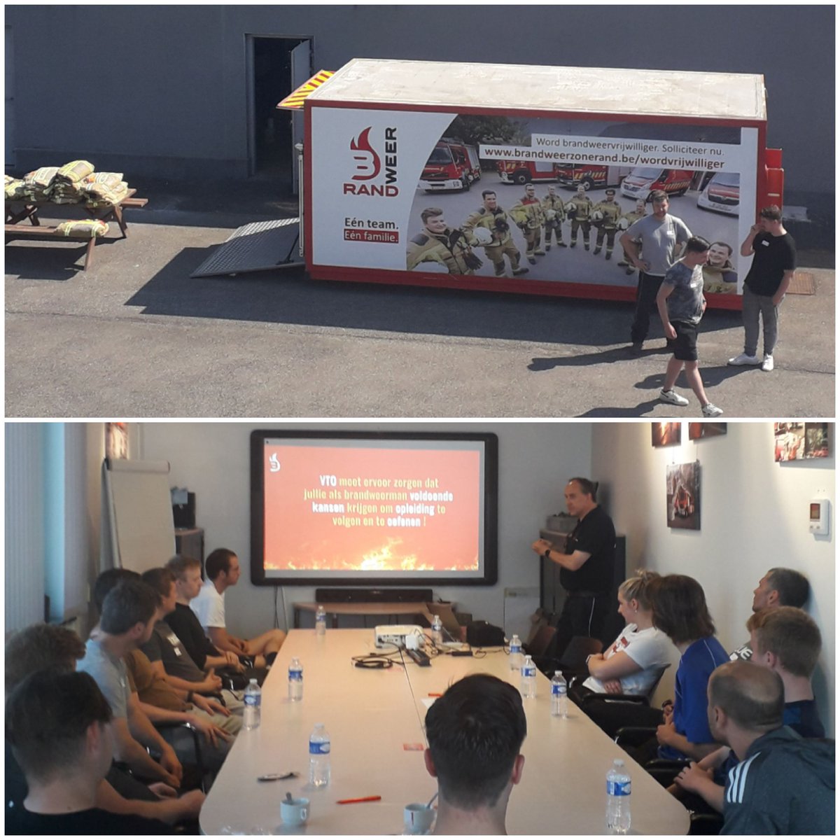 Tekst en uitleg, en vooral heel veel oefenen met kandidaat brandweermannen en -vrouwen op onze #FGAoefendag <a href="/BWZoneRand/">Brandweer Zone Rand</a> 💪👩‍🚒🔥👨‍🚒 #eenteameenfamilie