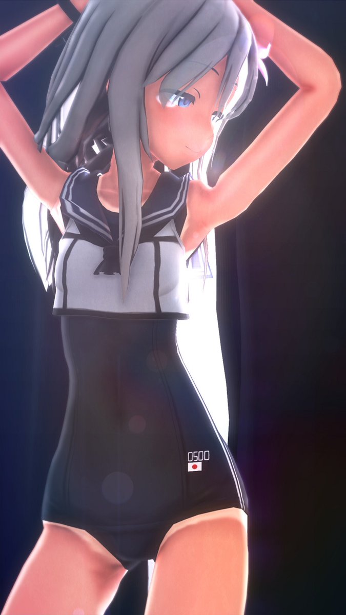 taka22m2d's tweet photo. MMDリハビリ中
よっしゃよっしゃ😌
#ro500 #ろーちゃん #スク水 https://t.co/XtIZhPeCY9