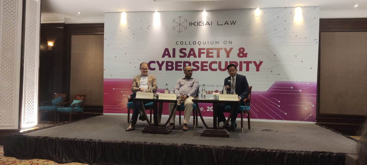 nasscom AI (@nasscomai) on Twitter photo 📸On June 6th, <a href="/ikigailaw/">Ikigai Law</a> , in partnership with <a href="/nasscom/">nasscom</a> & <a href="/MicrosoftIndia/">Microsoft India and South Asia</a>, organized a thought-provoking Colloquium on #AISafety and #Cybersecurity with legal & industry experts, academicians & Govt to discuss the intricate intersection of AI safety and cybersecurity. 📸On June 6th, <a href="/ikigailaw/">Ikigai Law</a> , in partnership with <a href="/nasscom/">nasscom</a> & <a href="/MicrosoftIndia/">Microsoft India and South Asia</a>, organized a thought-provoking Colloquium on #AISafety and #Cybersecurity with legal & industry experts, academicians & Govt to discuss the intricate intersection of AI safety and cybersecurity.
