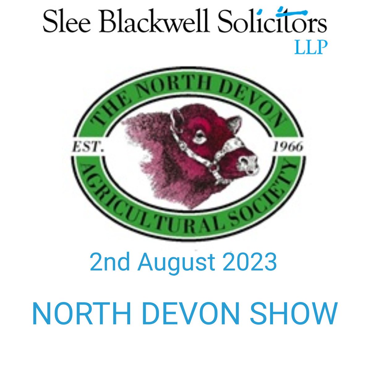 We will be at the North Devon Show on the 2nd of August. A great day celebrating all things rural with lots to do for all the family. We look forward to seeing you there.

#northdevonshow 
#devonlife 

northdevonshow.com