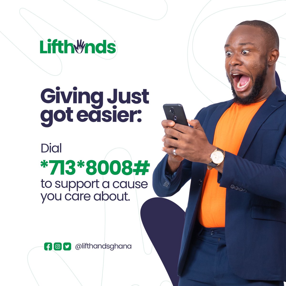 lifthandsghana's tweet photo. Giving just got easier with lifthands

Here: https://t.co/W7qdeVUMim https://t.co/ZWimPM3jA5