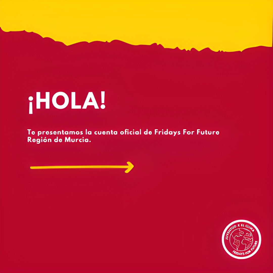 fff_murcia's tweet photo. ¡Hola!👋🏼 

📍Te presentamos la cuenta oficial de Fridays For Future Murcia.

¡Conéctate con nosotros y síguenos en nuestras redes! 🌱

Link en biografía😉 https://t.co/jqlNpxv2Lp
