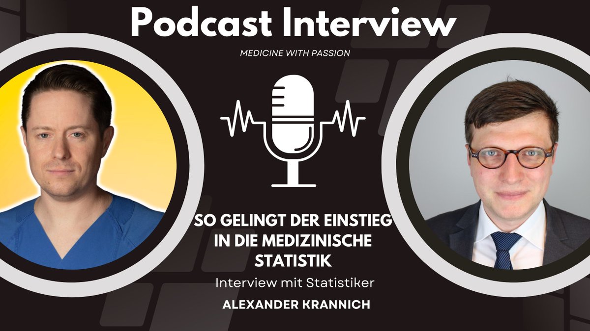 Doktorarbeit, Forschungsprojekt oder einfach Studien interpretieren? Wäre gut, wenn man Statistik in Grundzügen versteht...

bit.ly/42Amhrk

In diesem Interview gibt der Statistik-Experte <a href="/alexaxiom/">Alexander Krannich</a> Tipps, wie der Einstieg gelingt.
#digitalhealth #PodcastAndChill