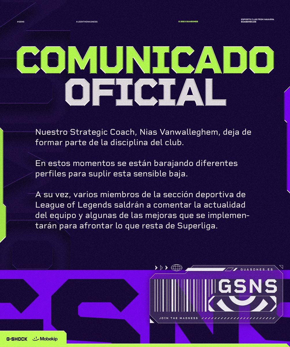 🟣 Comunicado oficial | League of Legends.