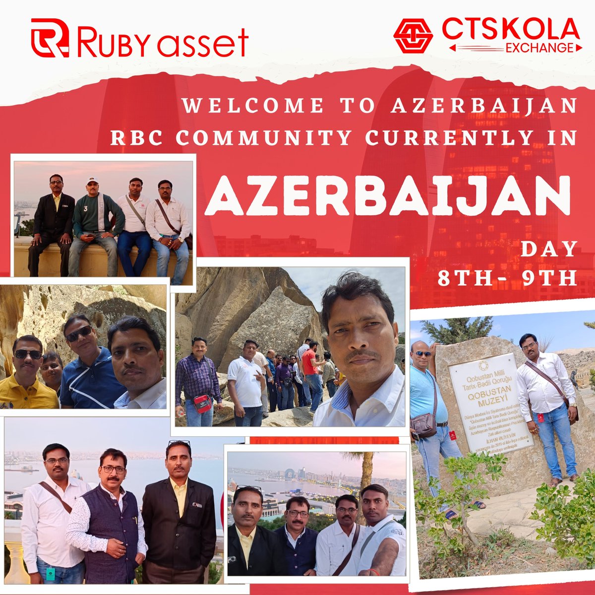 rubywebcast's tweet photo. "Exploring the vibrant culture and breathtaking landscapes of Azerbaijan! Join us on this unforgettable journey! #AzerbaijanAdventures #RBCCommunity #TravelGoals"
.
For More Info- https://t.co/0D2AHoJvuO
or - https://t.co/UIkvvLtjrP
.
#cryptocurrency #rubyrbc #coinrbc #rubyasset https://t.co/oTCEoz0JWi
