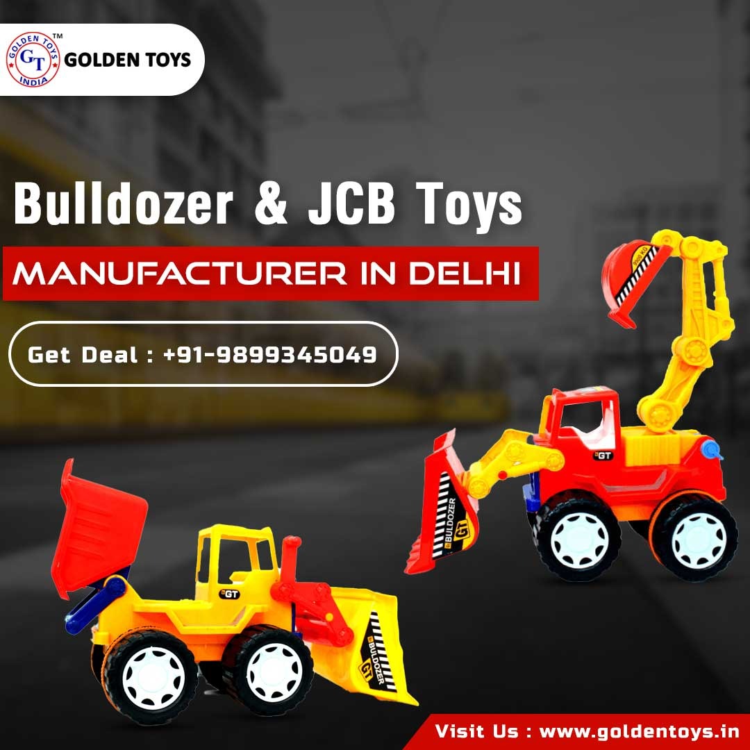 Golden Toys is a reputable manufacturer of Bulldozer and JCB toys, offering an exciting and realistic play experience for children. 
Visit here:- bit.ly/43wLaWp
Contact us:- +91-9899345049

#toys #plastictoys #trucktoys  #guntoys #toysfactory #childerntoys #babytoys