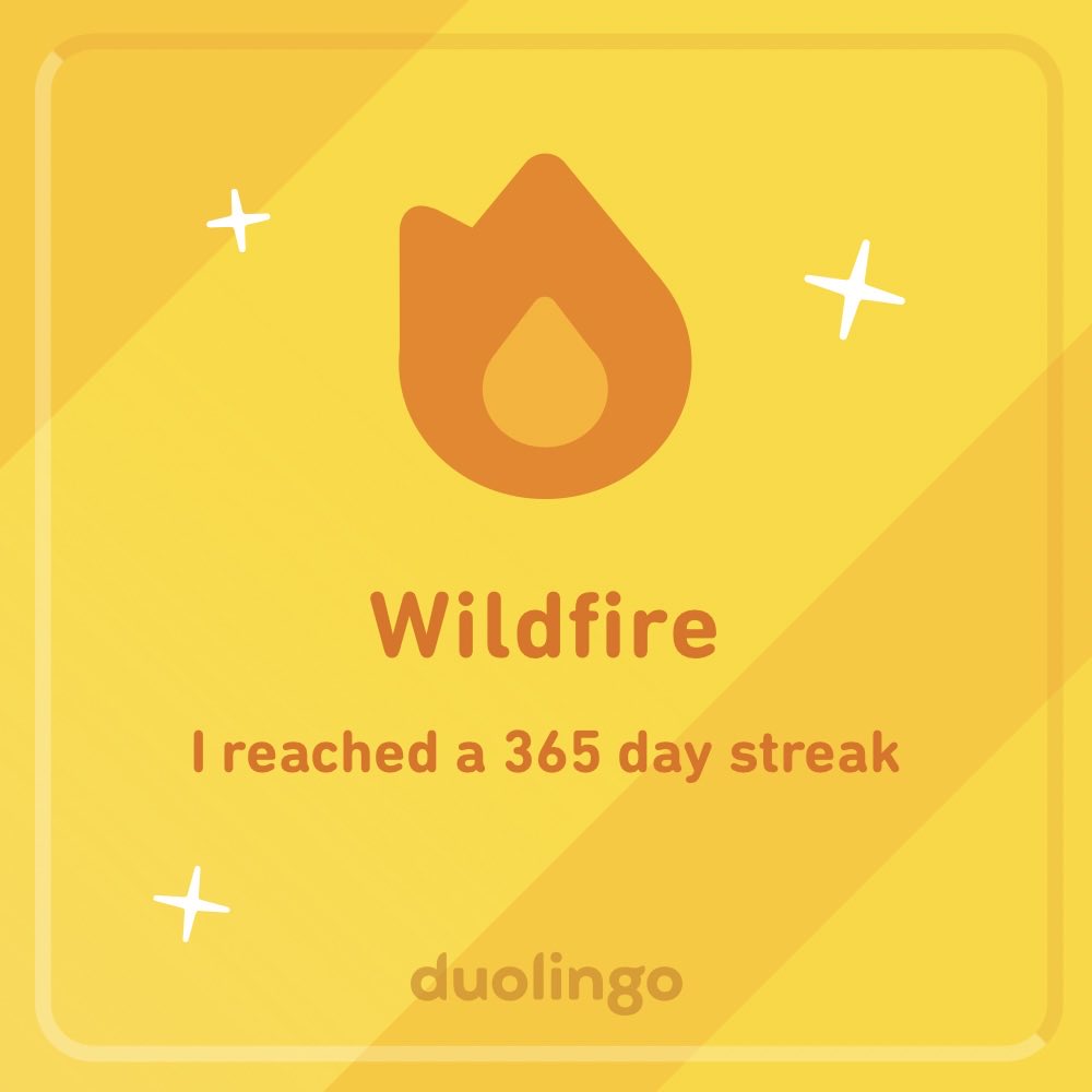 ovshiryaev's tweet photo. I earned an achievement on Duolingo! It’s free, fun, and effective for learning languages. https://t.co/1nHUQE6Jtw