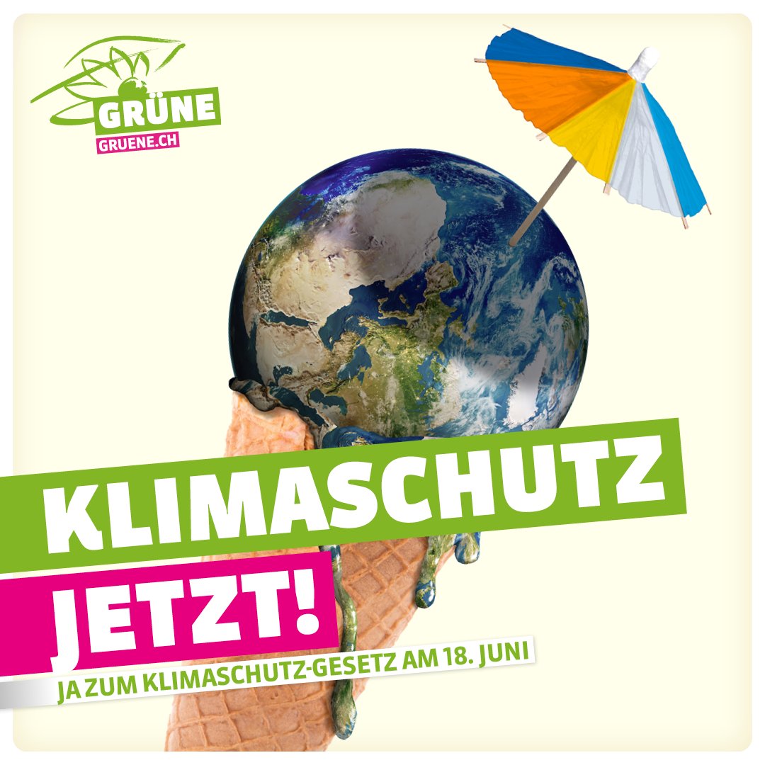 Junge Alternative Zug (@ja_zug) on Twitter photo Heute in einer Woche haben wir die Chance, die Schweiz endlich auf Klimakurs zu bringen! Stimm deshalb auch du am 18. Juni JA zum Klimaschutz-Gesetz! 🌍🗳 <a href="/klimaschutzja/">JA zum Klimaschutz-Gesetz</a> <a href="/jungegruene_ch/">Junge Grüne Schweiz</a> Heute in einer Woche haben wir die Chance, die Schweiz endlich auf Klimakurs zu bringen! Stimm deshalb auch du am 18. Juni JA zum Klimaschutz-Gesetz! 🌍🗳 <a href="/klimaschutzja/">JA zum Klimaschutz-Gesetz</a> <a href="/jungegruene_ch/">Junge Grüne Schweiz</a>