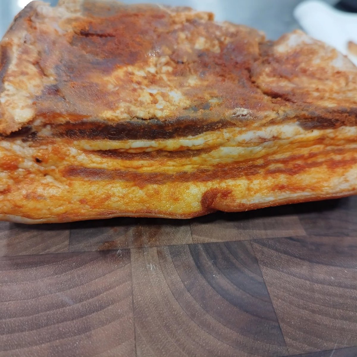 Panceta curada elaborada en casa... Le faltan unos días de curación, pero ya está de muerte