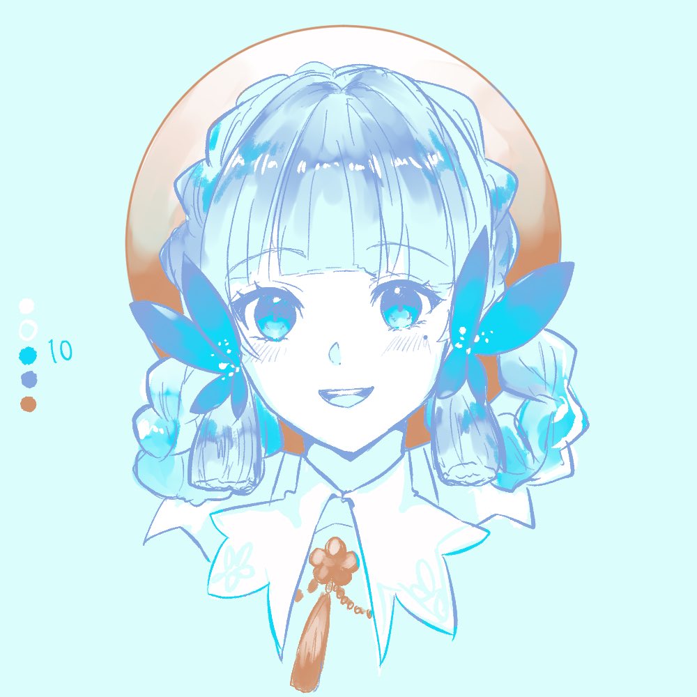 「カラパレタグで描かせてもろた原神女の子たち〜」|rocu✿Fateのイラスト
