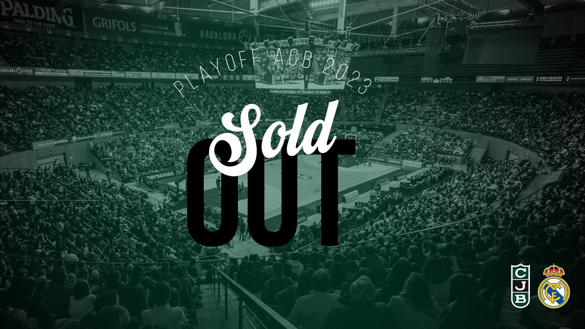 Penya1930's tweet photo. 🔥 𝐒𝐎𝐋𝐃 𝐎𝐔𝐓 🔥

🤙 Penyer@s, ho hem aconseguit. Tenim l’Olímplic PLE. Tots junts a per la vicòria aquesta tarda contra el @RMBaloncesto!

💚🖤 FORÇA PENYA!

#BadalonaÉsFutur https://t.co/EPXHeNyuQ0