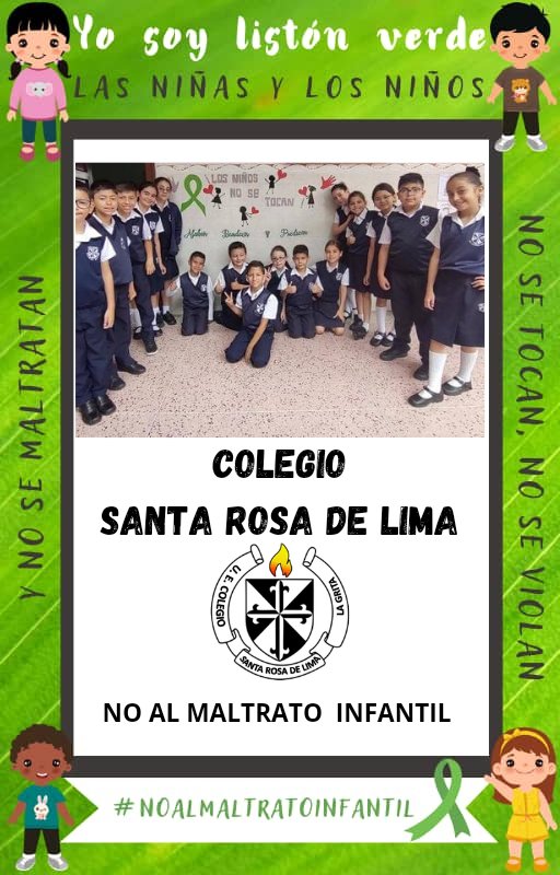 Colegio Santa Rosa de Lima La Grita Jauregui SOMOS LISTON VERDE. NO al maltrato infantil  <a href="/Berzabethg1/">Berzabethgandicaoficial</a> @MPPEDUCACION <a href="/CDCETachira/">CDCE Táchira</a> @ZetCultural <a href="/AVECSanCristbal/">AVEC San Cristóbal</a> <a href="/avec_sc/">A.V.E.C.</a> <a href="/Crazet2011/">Crazet2011</a>