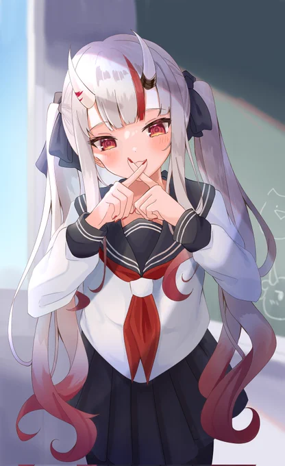 「内緒だ余」 #百鬼絵巻