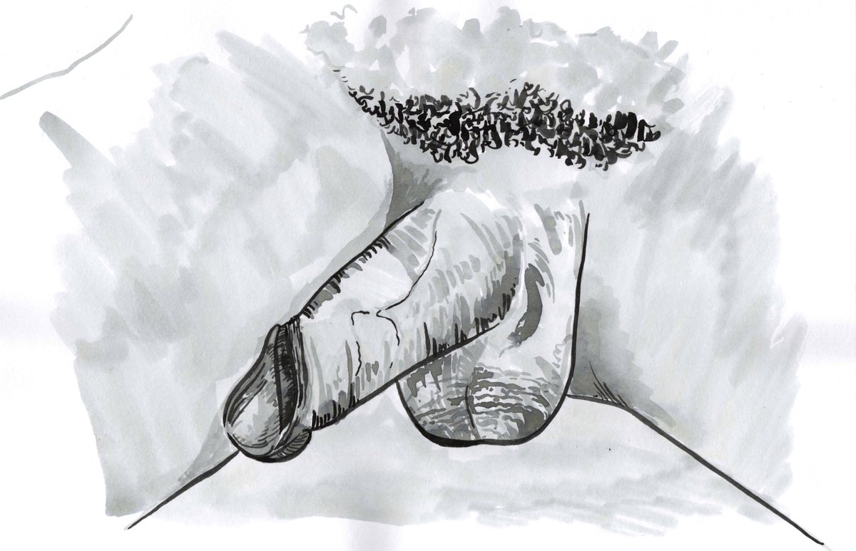 vraisnus's tweet photo. Inspired by @codyblackx 🍆💦
.
.
.
#nude #art #gayart #queerart #gay #drawing #paint  #lifedrawing #man #penis #dick https://t.co/pKhaFhJzRV