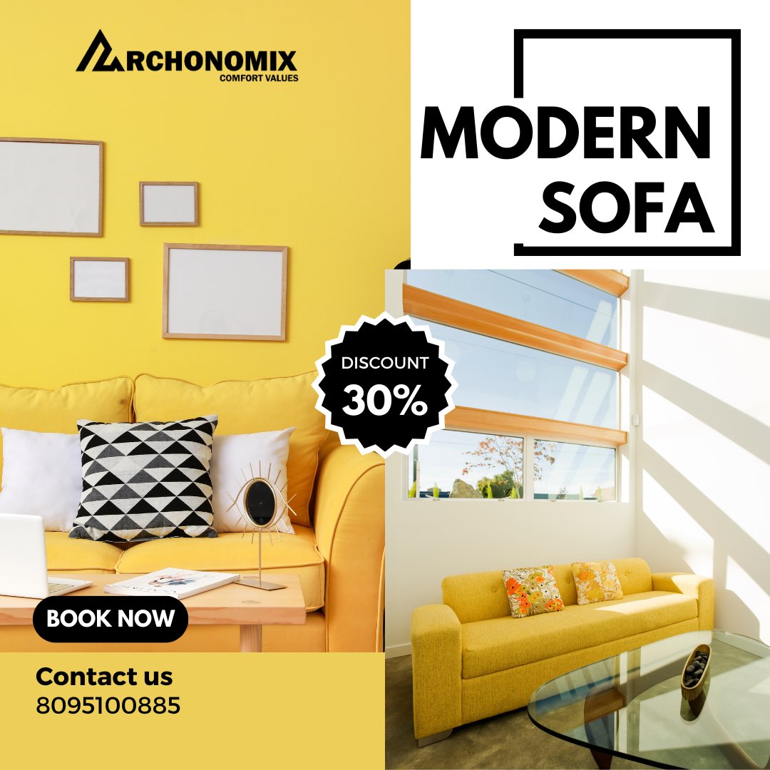 Experience modern comfort at an unbeatable price! Get 30% off on our sleek and stylish modern sofas. 

#space #savings #unbeatableprice #modernsofas #livingspace #upgradeyourliving #sofas #sofa #furniture #furnishing #archonomix #homedecor #homedesign
