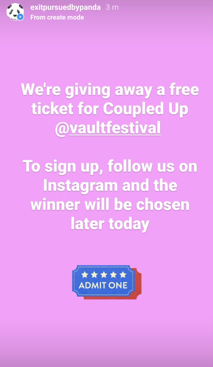 Exit Pursued by Panda tweet media