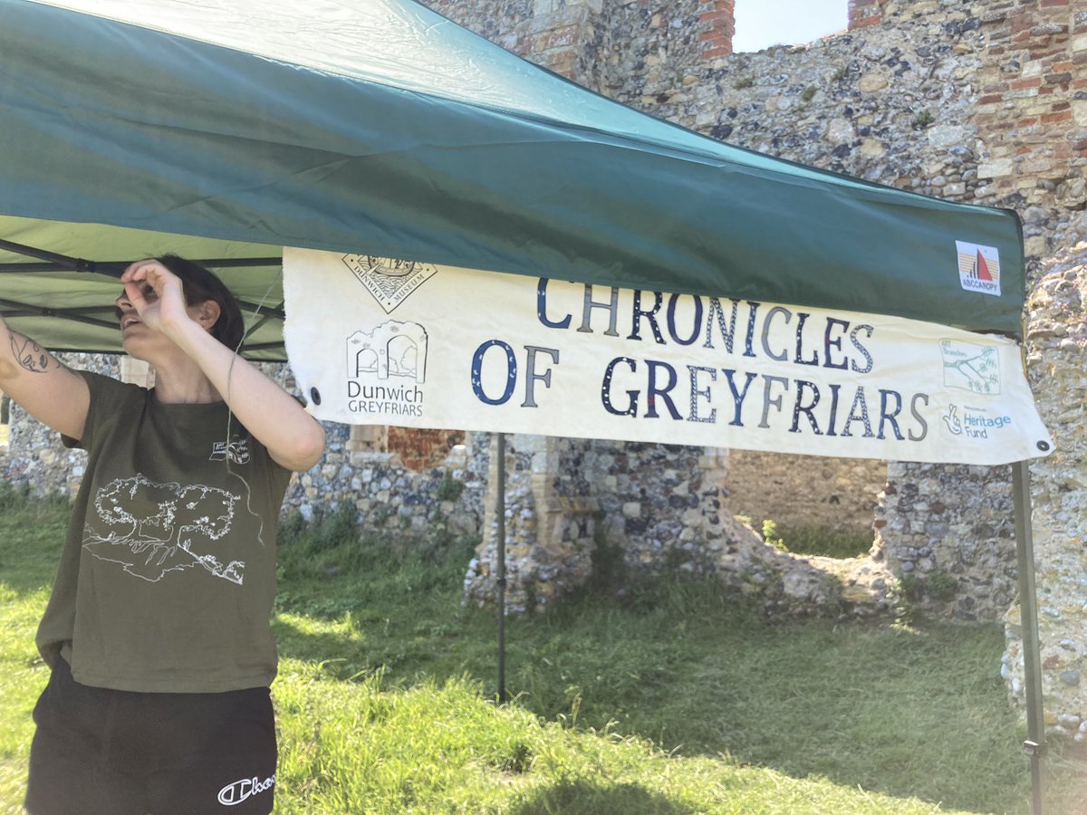 All set up for busy day exploring our environmental heritage free of charge creative events <a href="/DiscoverDunwich/">DiscoverDunwich</a> <a href="/Dunwichmuseum/">Dunwich Museum</a> thanks <a href="/HeritageFundM_E/">The National Lottery Heritage Fund Midlands & East</a>