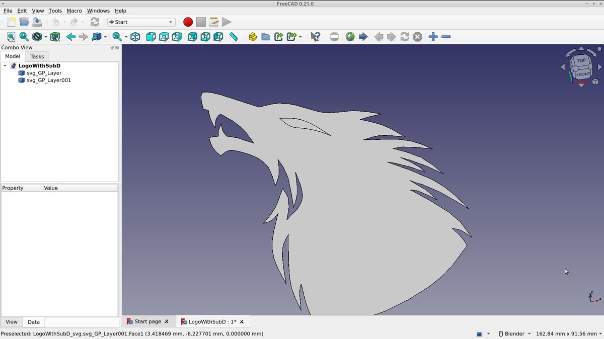 pa_furijaz's tweet image. From #Blender3D to #Plasticity3D via converting #SubD to Curve then into #Beziér and decimating with adaptive and expoting into #SVG with #LeoMoon Add-on and importing SVG into #FreeCAD and exporting into IGES or STEP and then import into Plasticity. #fc3d #b3d #Blender3d